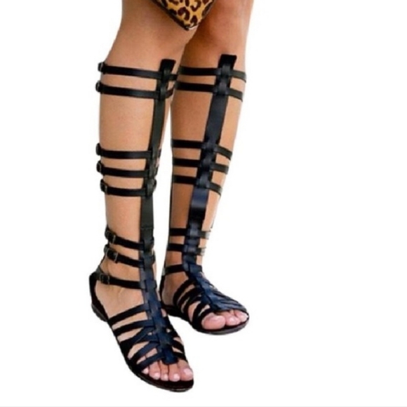 JustFab Shoes - Just Fab Gladiator Sparta Strappy Sandals